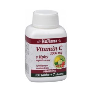 MedPharma Vitamin C 1000 mg with arrows 107, MedPharma Vitamín C 1000 mg s šípky 107