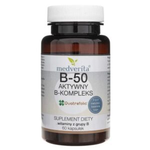 Medverita B-50 Methylated B-Complex 60 Caps