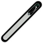 Mont Bleu s.r.o.,Mont Bleu Large Glass Nail File with crystals CO-B,Velký skleněný pilník na nehty Mont Bleu s krystaly CO-B
