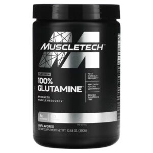 MuscleTech, Platinum 100% Glutamine, Unflavored, Platinum 100% Glutamine, Unflavored, 300 g ,MuscleTech, Platinum 100% Glutamine, Unflavored, Platin 100% Glutamin, geschmackneutral, 300 g