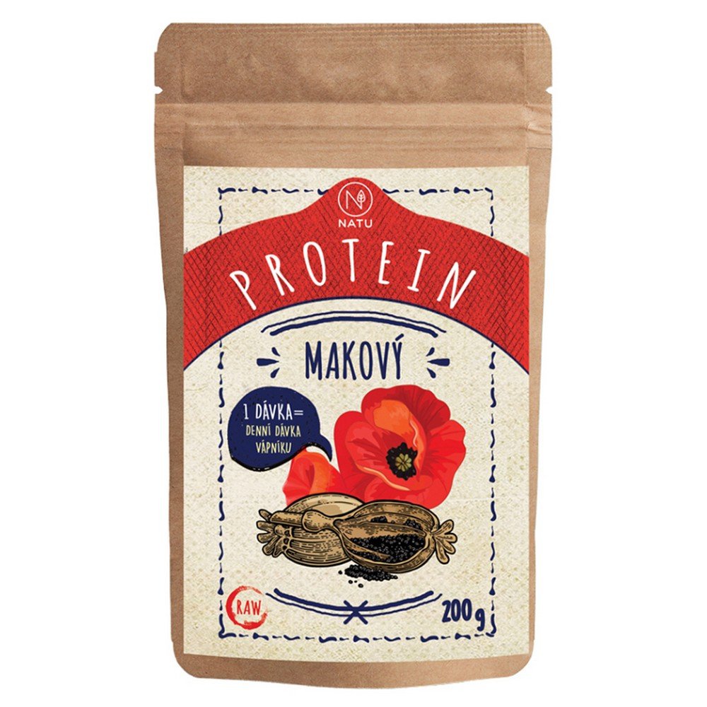NATU Poppy protein 200 g RAW