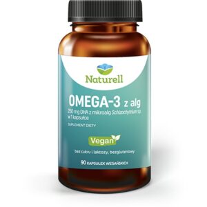 Naturell OMEGA-3 from algae 90 capsules.