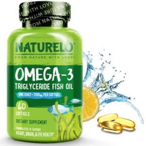 NATURELO, Omega-3 Triglyceride Fish Oil, fish oil with omega-3 triglycerides, 1,100 mg, 120 soft capsules,NATURELO, Omega-3 Triglyceride Fish Oil, Fischöl mit Omega-3-Triglyceriden, 1.100 mg, 120 Weichkapseln