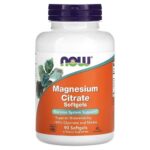 NOW Foods, Magnesium Citrate, 90 Softgels,NOW Foods, Magnesiumcitrat, 90 Weichkapseln