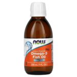 NOW Foods, Omega-3 Fish Oil, Lemon Flavor, 7 fl oz (200 ml),NOW Foods, Omega-3 Fisch Öl, Zitronen Geschmack, 7 fl oz (200 ml)
