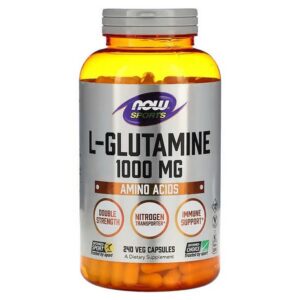 NOW Foods, Sports, L-Glutamine, 1,000 mg, 240 capsules,NOW Foods, Sports, L-Glutamin, 1.000 mg, 240 Kapseln