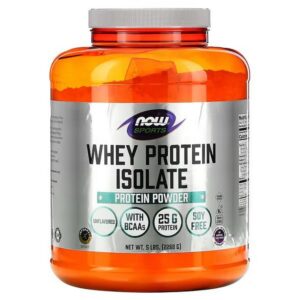 NOW Foods, Sports, Whey Protein Isolate, Unflavored, 2,268 g (5 lbs.),NOW Foods, Sports, Molkenproteinisolat, geschmacksneutral, 2.268 g (5 lbs.)