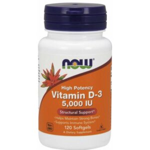 Now Vitamin D3 5000 IU x 120 