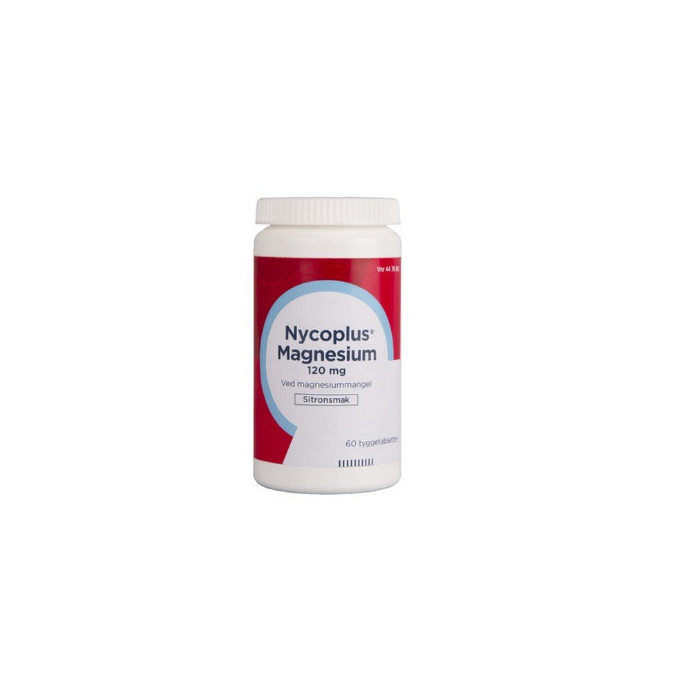 Nycoplus Magnesium 120 mg Chewing loss, 60