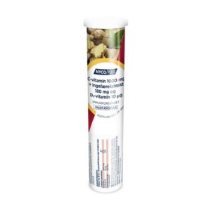 Nycoplus vitamin C 1000 mg ginger + D3 20
