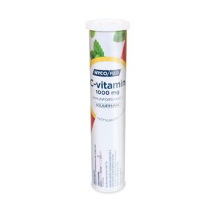 Nycoplus vitamin C effervescent tablets 1000 mg blackcurrant 20