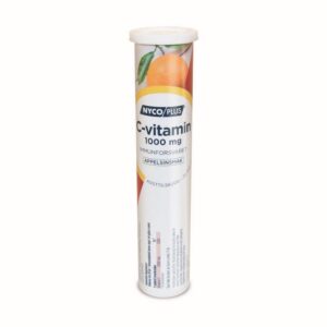 Nycoplus vitamin C effervescent tablets orange flavor 20