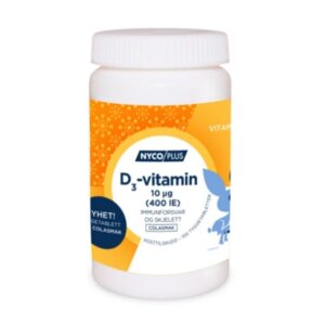 Nycoplus vitamin D3 chewable tablets 10mcg cola flavor 100