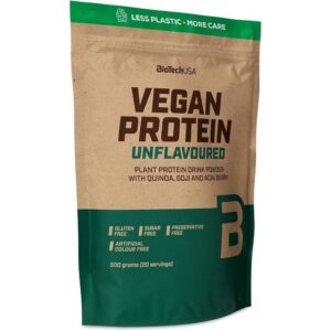 Odwiedź sklep BioTechUSA,BioTechUSA Vegan Protein Vegan protein drink powder, unflavored, 500 g, Unflavored,BioTechUSA Vegan Protein Wegański napój proteinowy w proszku bez dodatków smakowych 500 g, Bez dodatków smakowych