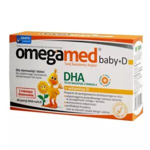 Omegamed Baby Dha + Vit D For Babies and Children 60 caps