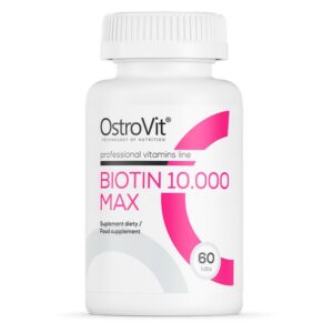 OstroVit,Biotin 10.000 MAX 60, WIT B7 SKIN,Biotyna 10.000 MAX 60, WIT B7 SKÓRA,