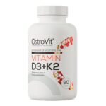 OstroVit,Vitamin D3 + K2 Calcium dietary supplement,90 pcs,Witamina D3 + K2 Wapń suplement diety, 90 szt,