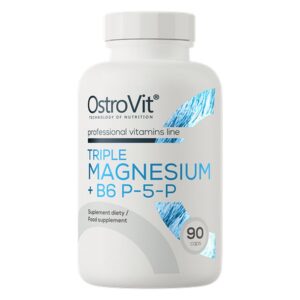 OstroVit,Vitamins  Triple Magnesium + B6 P-5-P magnesium ,70 g,Witaminy Potrójny Magnez + B6 P-5-P magnez ,70 g,