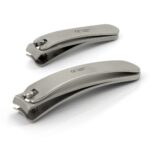 Otto Herder,Otto Herder Set of 2 Bent Nail Clippers, Stainless Steel, made in Germany,Otto Herder Sada 2 zahnutých nůžek na nehty, nerezová ocel, vyrobené v Německu