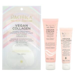 Pacifica, Vegan Collagen Skincare Kit, 3 Piece Kit,Pacifica, Veganes Kollagen-Hautpflegeset, 3-teiliges Set