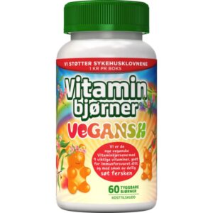 Peach flavored vitamin bears 60