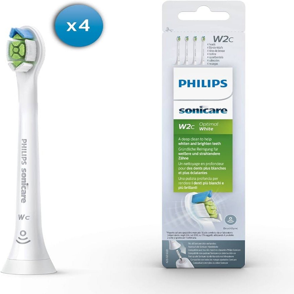 Philips Sonicare W2c Optimal White replacement head HX6074/27 4 pcs