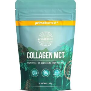 Primal Harvest,Collagen MCT by Primal Harvest – powder supplement 300 g (Pack of 1),Collagen MCT by Primal Harvest – suplement w proszku  300 g (Pack of 1)