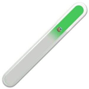 Fulgent World s.r.o.,PROFESSIONAL LARGE GLASS NAIL FILE (LIGHT GREEN),PROFESIONÁLNÍ VELKÝ SKLENĚNÝ PILNÍK NA NEHTY (SVĚTLE ZELENÝ)
​