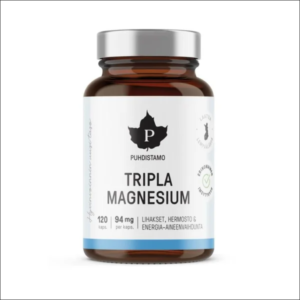 Puhdistamo,Puhdistamo Triple Magnesium 120 capsules,Puhdistamo
