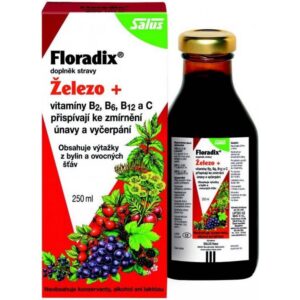 Salus Floradix anti-fatigue syrup 250 ml, Salus Floradix sirup proti únavě 250 ml