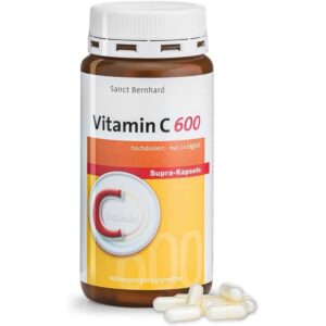 Sanct Bernhard Vitamin C-600-Supra Capsules, 180 Capsules, Sanct Bernhard Vitamin C-600-Supra Kapseln, 180 Kapseln