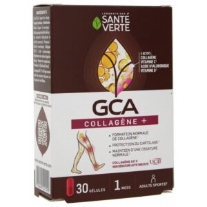 Santé Vert GCA Collagen + 30 Capsules
 GCA Collagène + 30 Gélules