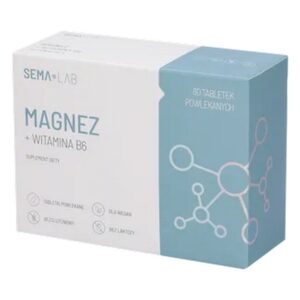 SEMA Lab Magnesium + Vitamin B6, 60 coated tablets