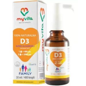 Silver Myvita Vitamin D3 400 Iu2000 Iu 30Ml
