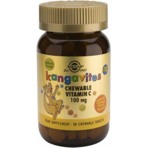 Solgar Lactating Vitamin C 100 mg Orange 90; Solgar Cucací Vitamín C 100 mg Pomerančová 90
