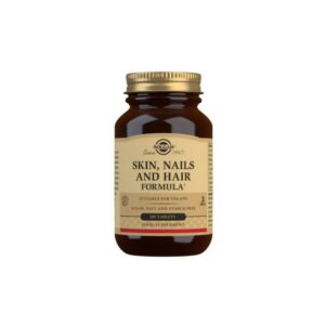 SOLGAR Skin Nails Hair 120 Capsules, Peau Ongles Cheveux 120 Gélules