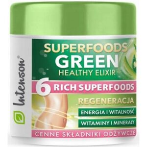 Intenson, Superfoods Green Healthy Elixir 150 g, Superfoods Zielony Zdrowy Eliksir 150 g