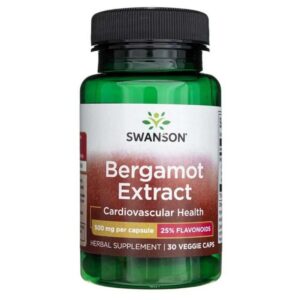 Swanson Oranges Bergamot Extract Bergamot Extract With Bergavit 500mg 30 caps