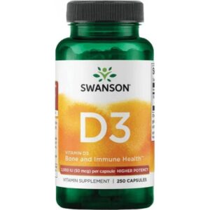 Swanson Vitamín D3 2000 IU 250