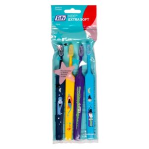 TePe Kids x-soft children's toothbrushes 4 pcs
