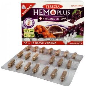 Terezia Company Hemo plus + folic acid + vitamin C 60, Terezia Company Hemo plus+kyselina listová + vitamin C 60