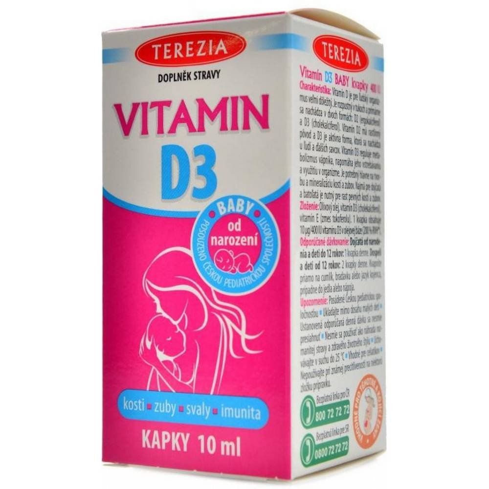 Terezia Vitamin D3 Baby from 1 month 400 IU 10 ml