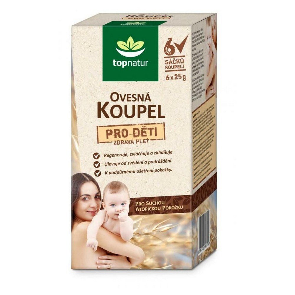 Topnatur Oat bath for children 6 x 25 g