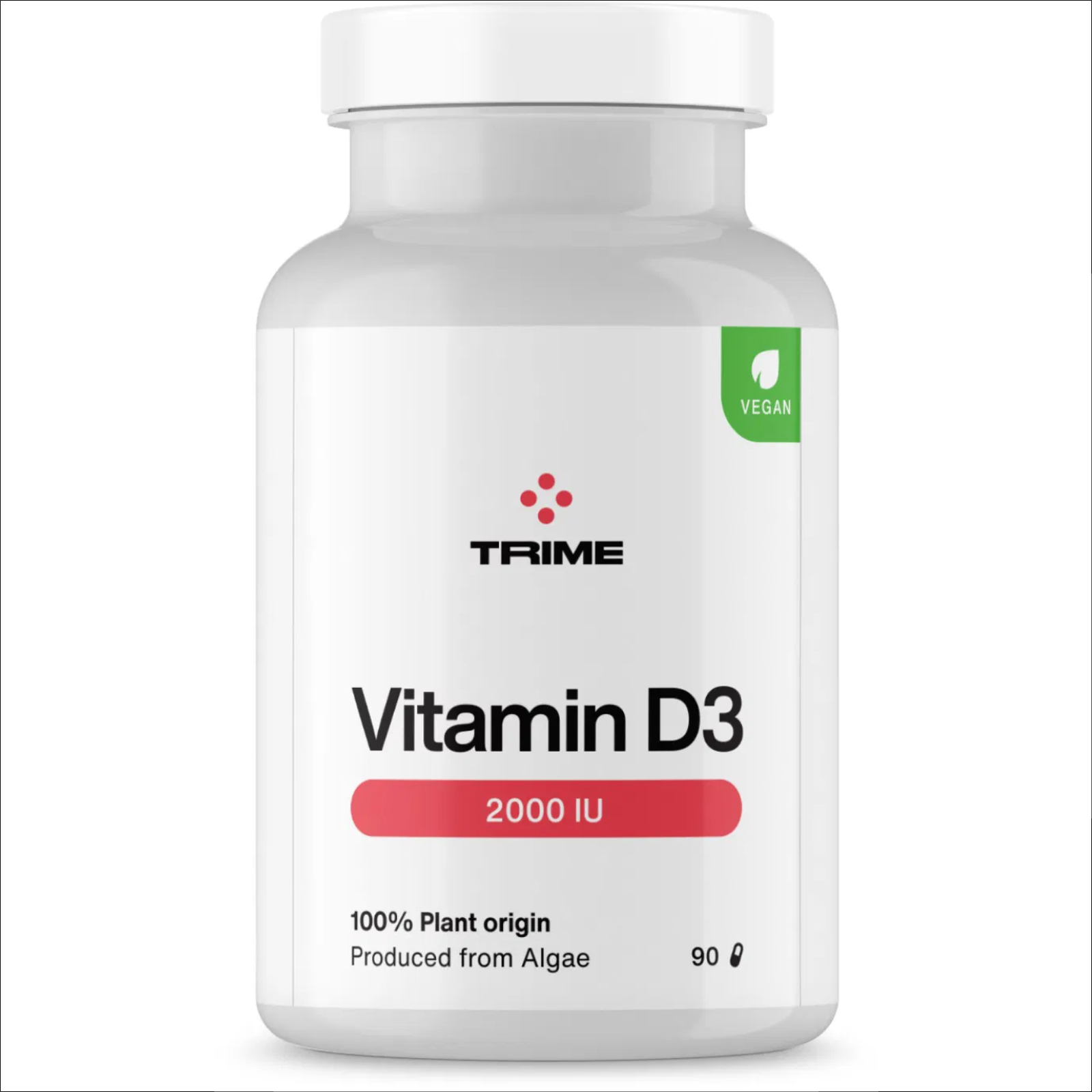 Trime,Trime Vitamin D3, cholecalciferol 2000 IU 90 capsules,Trime