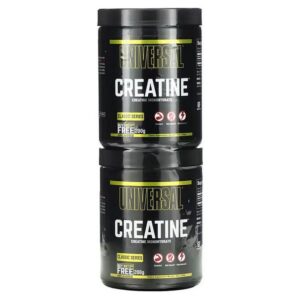 Universal Nutrition, Creatine, Unflavored, 2 Bottles, 200 g (7.05 oz.) Each,Universal Nutrition, Kreatin, geschmacksneutral, 2 Flaschen, je 200 g (7,05 oz.)