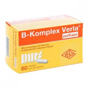 VERLA B complex Verla purKaps 60 pcs.,VERLA B-Komplex Verla purKaps 60 Stk.