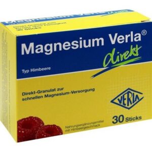 VERLA Magnesium Verla direct raspberry granules 30 pcs.,VERLA Magnesium Verla Direkt Himbeer Granulat 30 Stk.