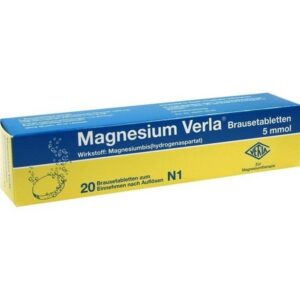 VERLA Magnesium Verla effervescent tablets 20 pcs.,VERLA Magnesium Verla Brausetabletten 20 Stk.