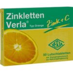 VERLA zinc tablets Verla orange lozenges 50 pcs.,VERLA Zinktabletten Verla Orangenpastillen 50 Stk.