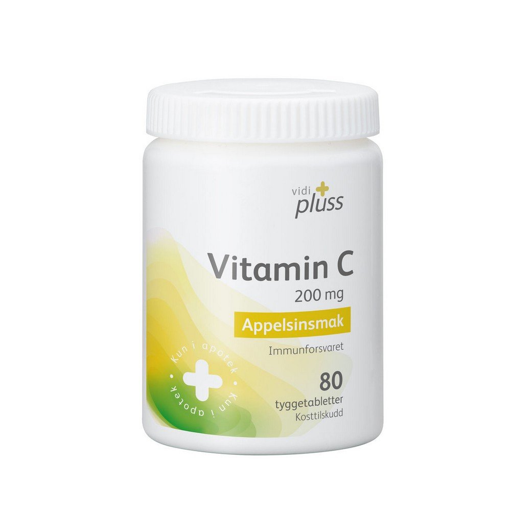 Vidi plus vitamin C 200mg 80